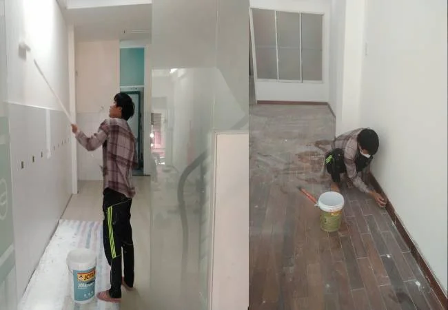 Dịch vụ sơn nhà đẹp tại quận Tân Bình/LH: O962 233 237 6 sơn nhà lau chùi sạch sẽ