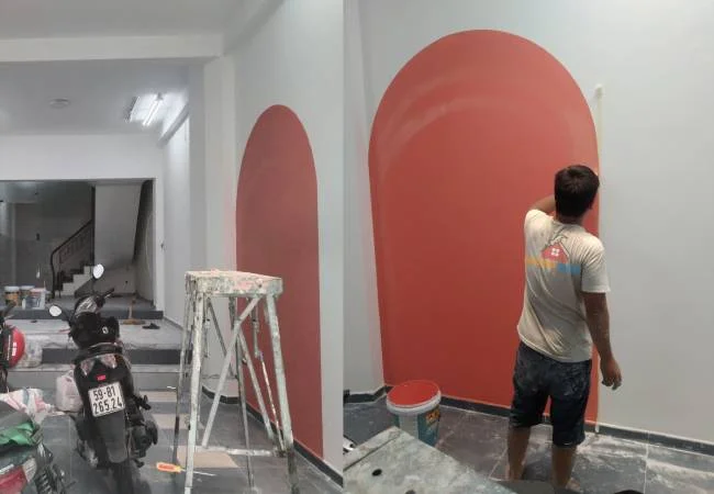 Dịch vụ sơn nhà đẹp tại quận Tân Bình/LH: O962 233 237 5 sơn nhà tại quận tân bình